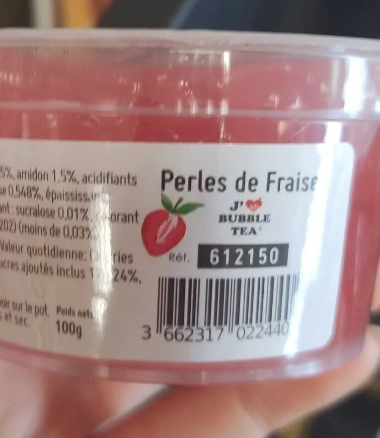 Perle bbt fraise