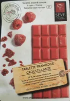 Tablette framboise croustillante