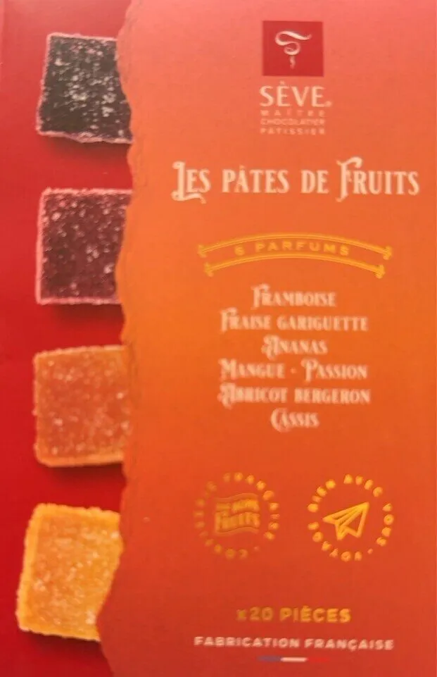 Les pâtes de fruits