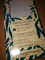 tablette chocolat noir