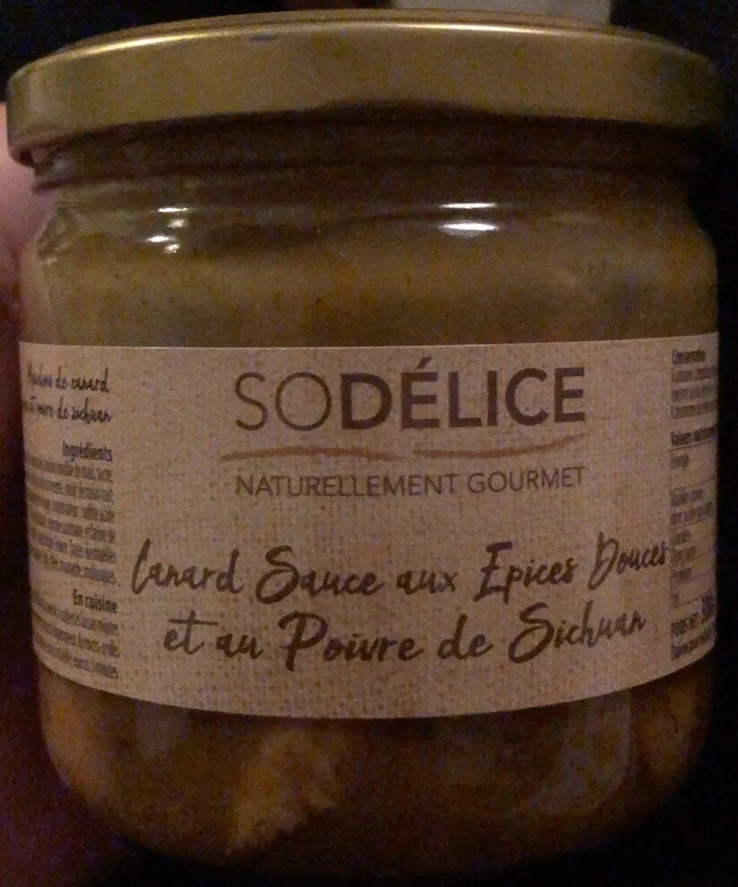 Canard sauce aux epices douces et au poivre de sichuan