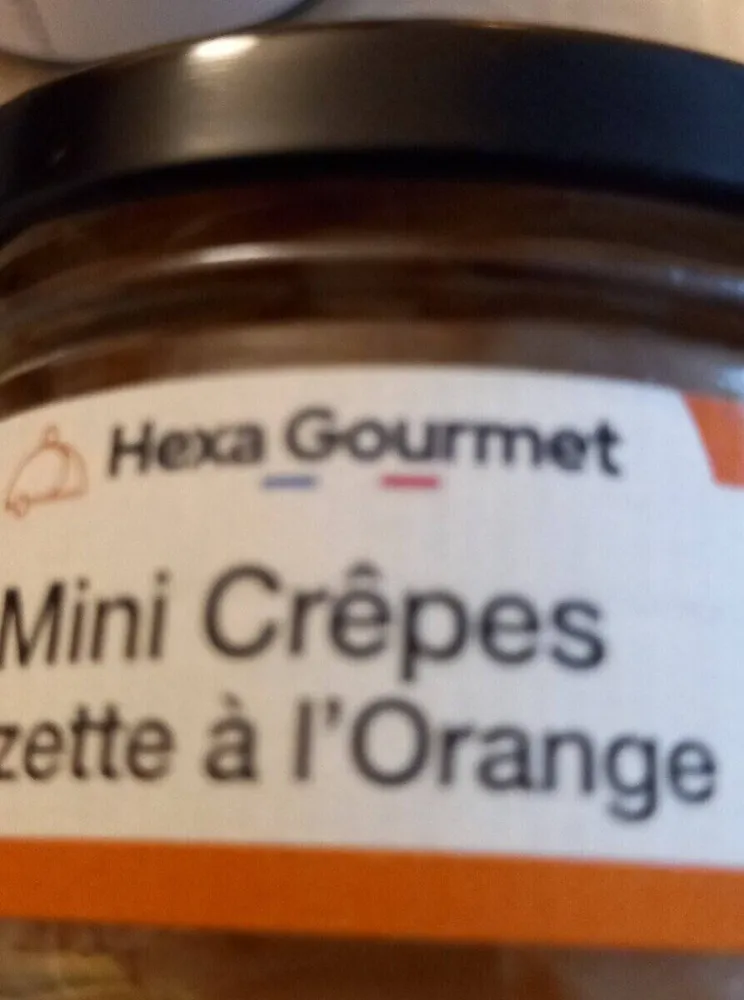 Mini crêpes suzette à l orange