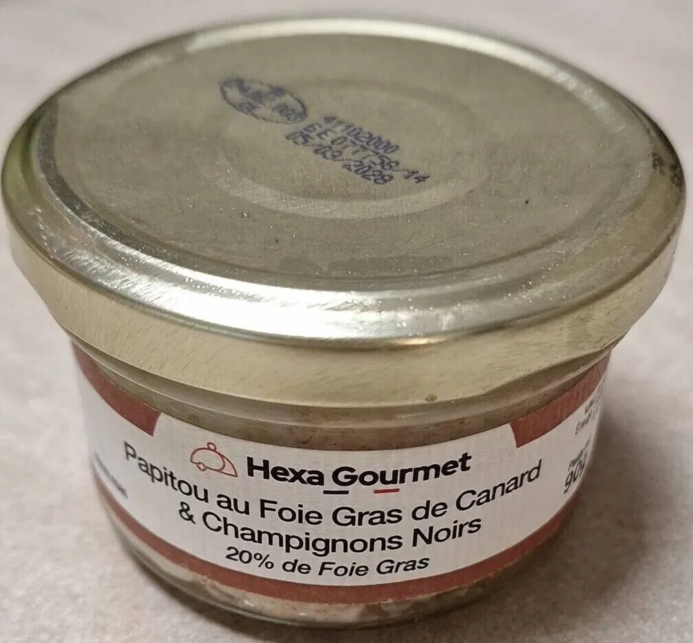 Papitou au foie gras de canard et champignons noirs