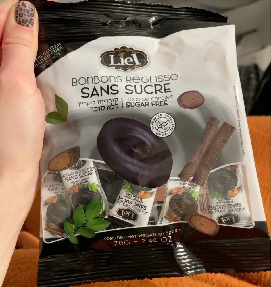 Bonbons réglisse sans sucre