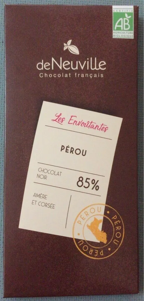 Chocolat Noir 85% Pérou