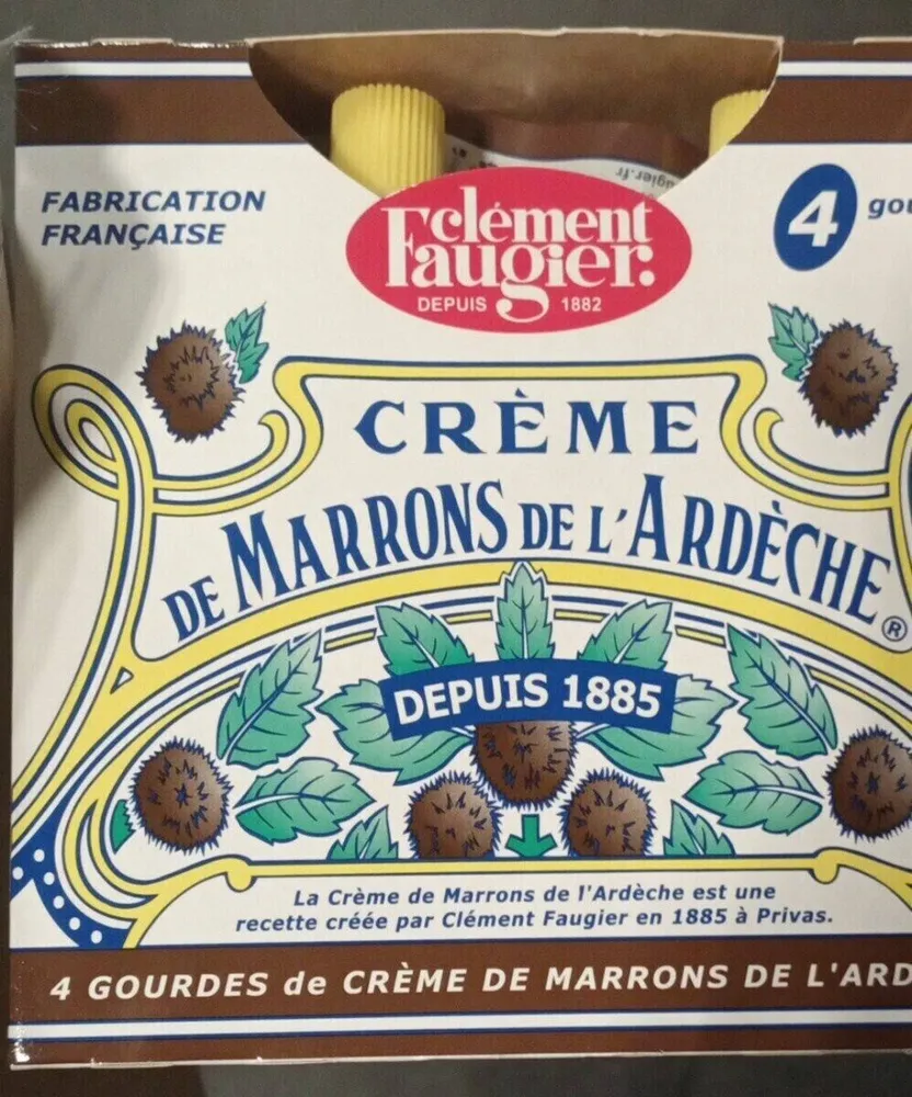 Crème de marron de l'Ardèche gourde x4