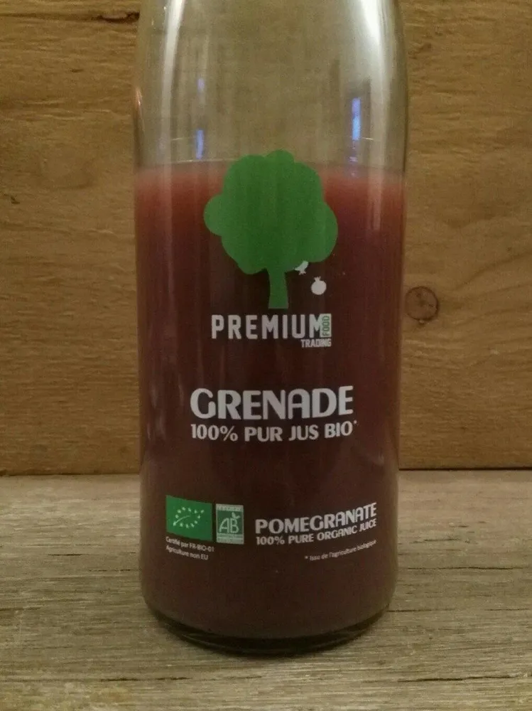 Grenade 100% pur jus bio