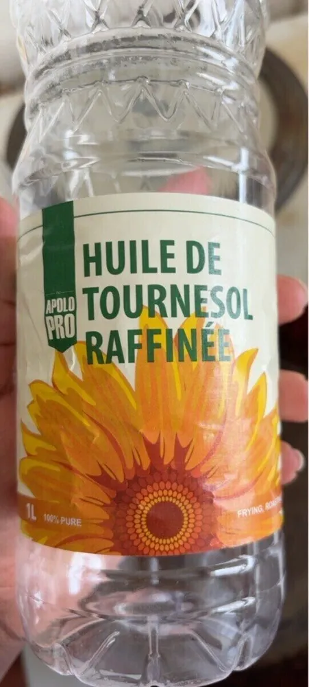 Huile de tournesol raffinée