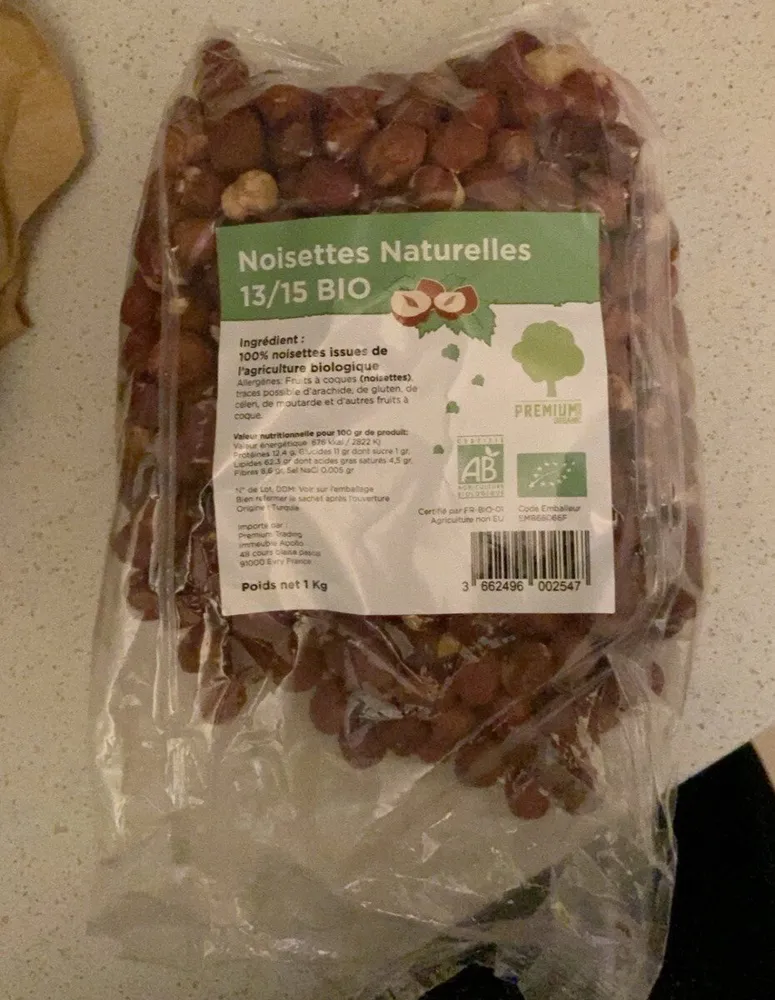 Noisettes Naturelle