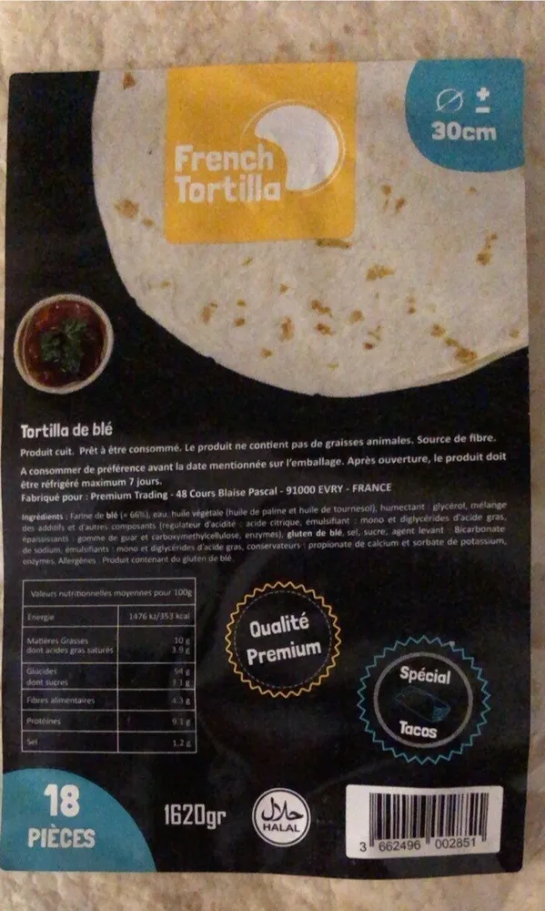 Tortilla de blé
