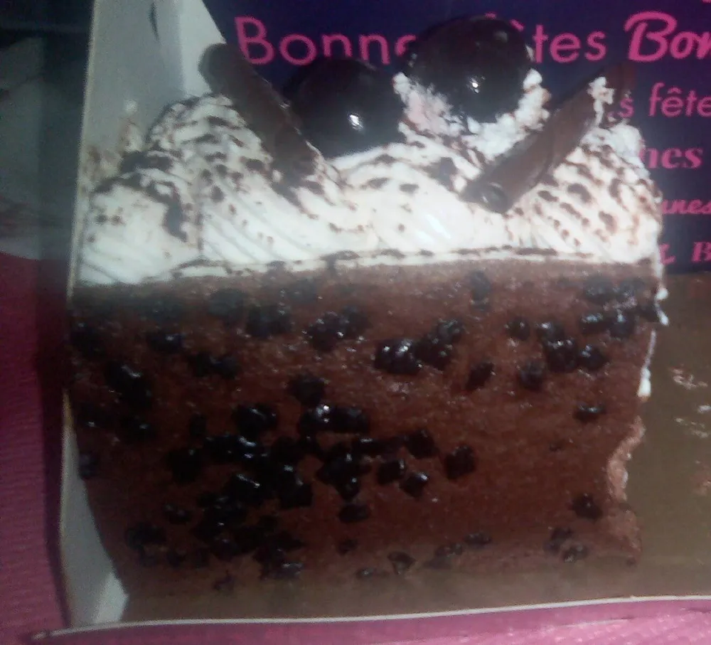 Bûche forêt noire