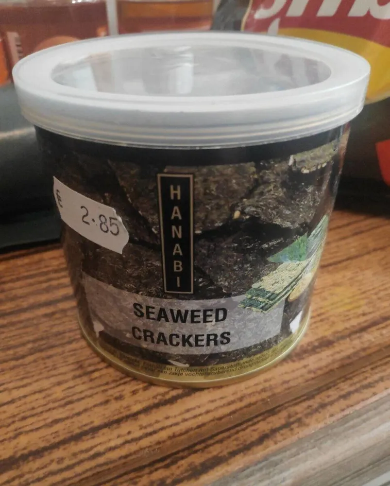 Seaweed crackers