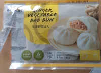 Ginger vegetable bao bun