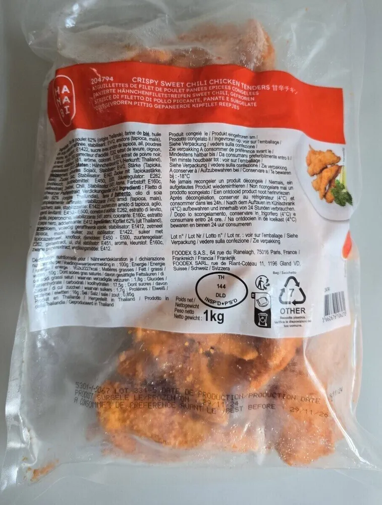 Crispy swzet chili chicken tenders