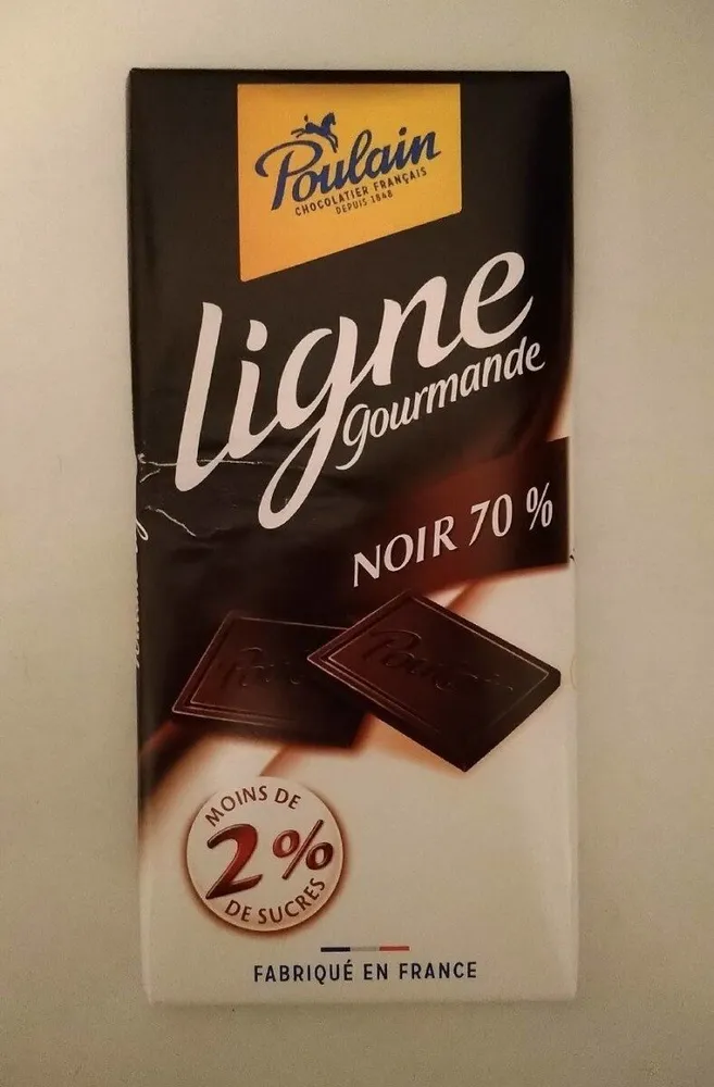 Ligne gourmande noir 70%