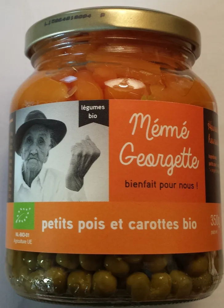 Petits pois et carottes bio