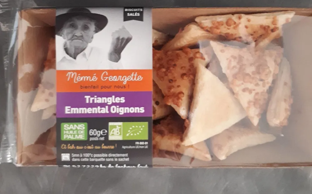 Triangles Emmental Oignons