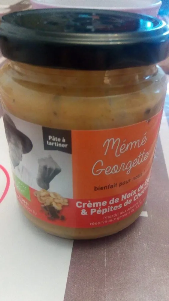 Crème de noix de cajou & pépites de chocolat