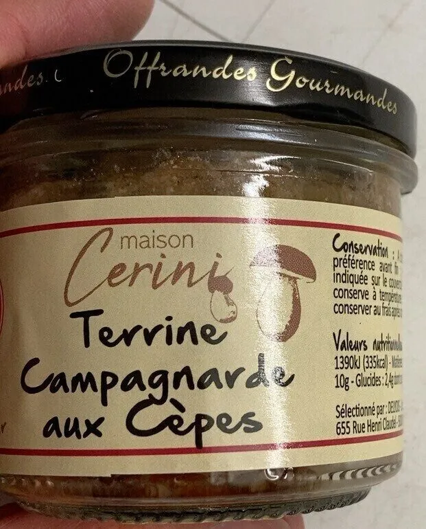 Terrine Campagnarde aux Cèpes
