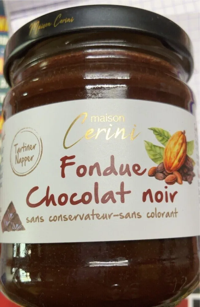 Fondue Chocolat noir
