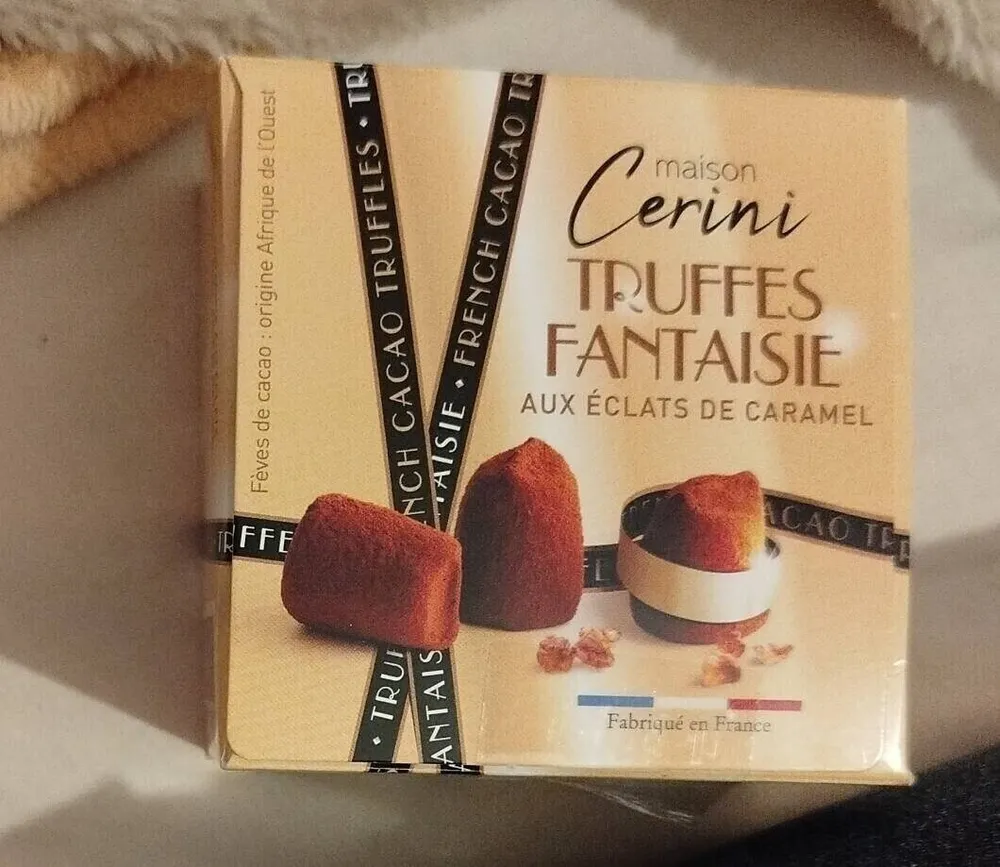 Truffes fantaisie aux éclats de caramel