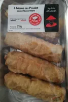 4 Nems au Poulet sauce Nuoc Mâm
