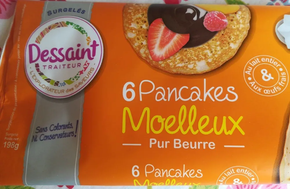 6 pancakes moelleux pur beurre