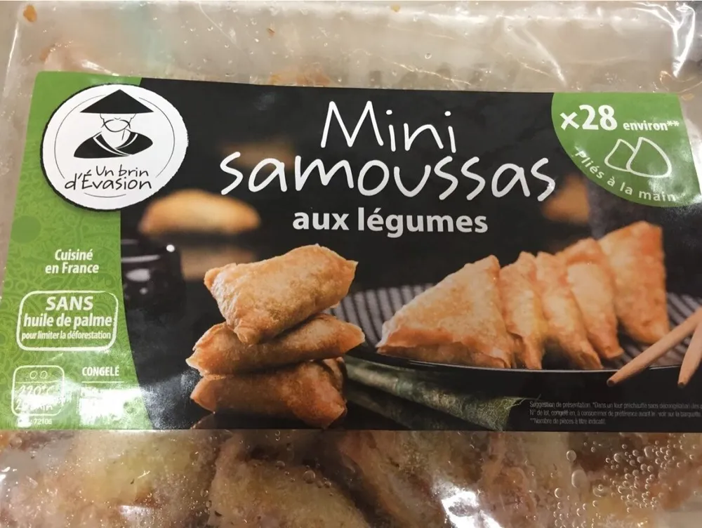 Mini samoussas aux legumes
