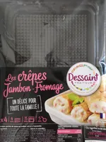 Crêpes jambon fromage DANIEL DESSAINT, 4 unités