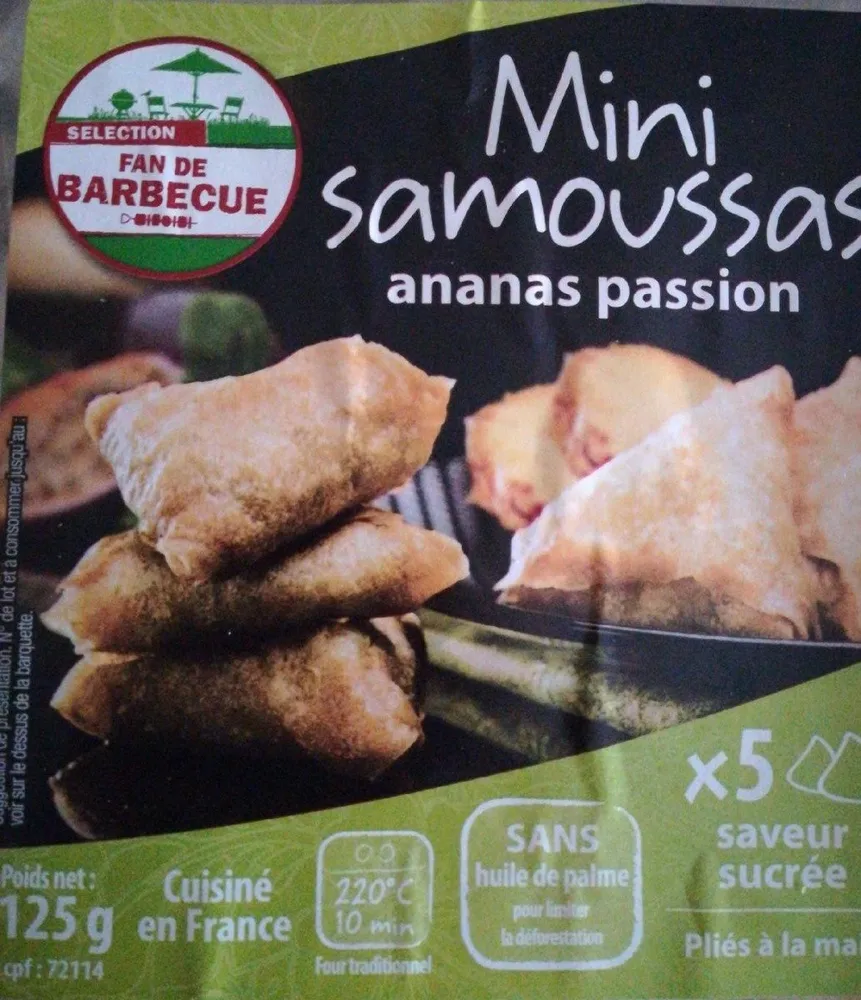 Mini-samoussa ananas passion
