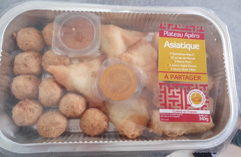 Plateau apéro asiatique