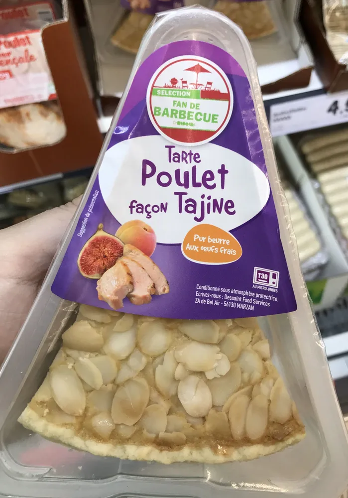 Tarte Poulet façon Tajine