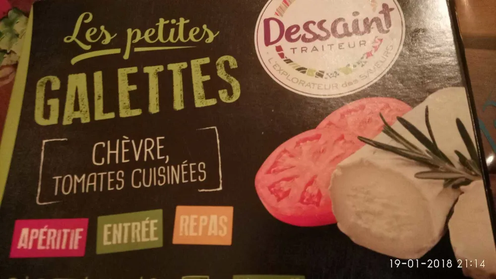 Les Petites Galettes "Chèvre Tomates Cuisinées"
