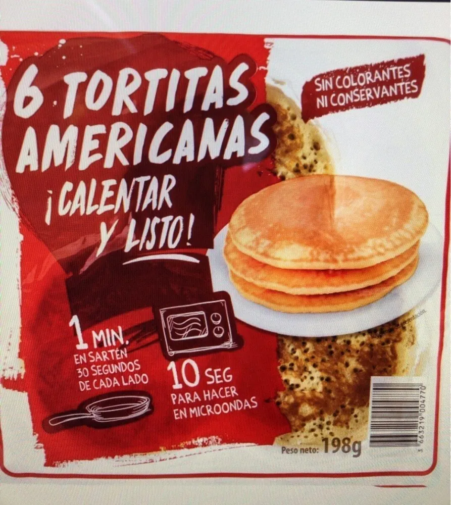 Tortitas americanas