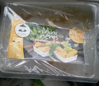Mini nems poulet curry coco