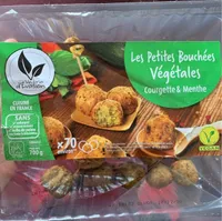 Les petites bouchées végétales- courgette et menthe- vegan