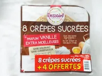 Crêpes sucrées parfum vaille