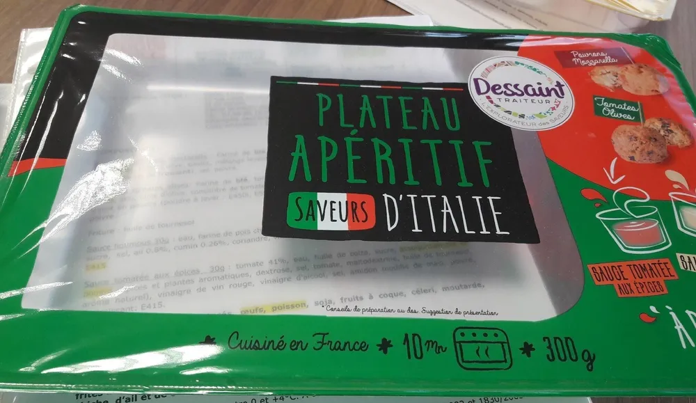 plateau aperitif saveurs italie 300g