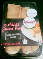 Crêpes jambon fromage