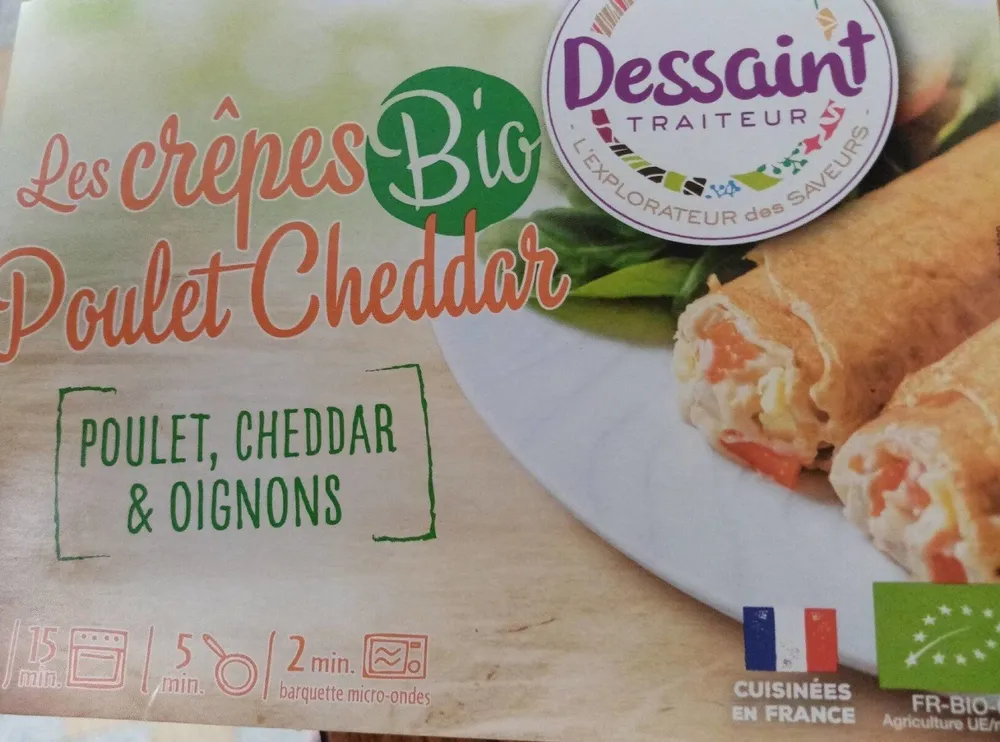 Crêpes Poulet Cheddar