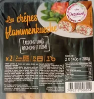 Les crêpes flammenkueche