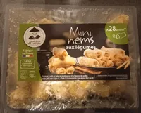 Mini nems aux légumes