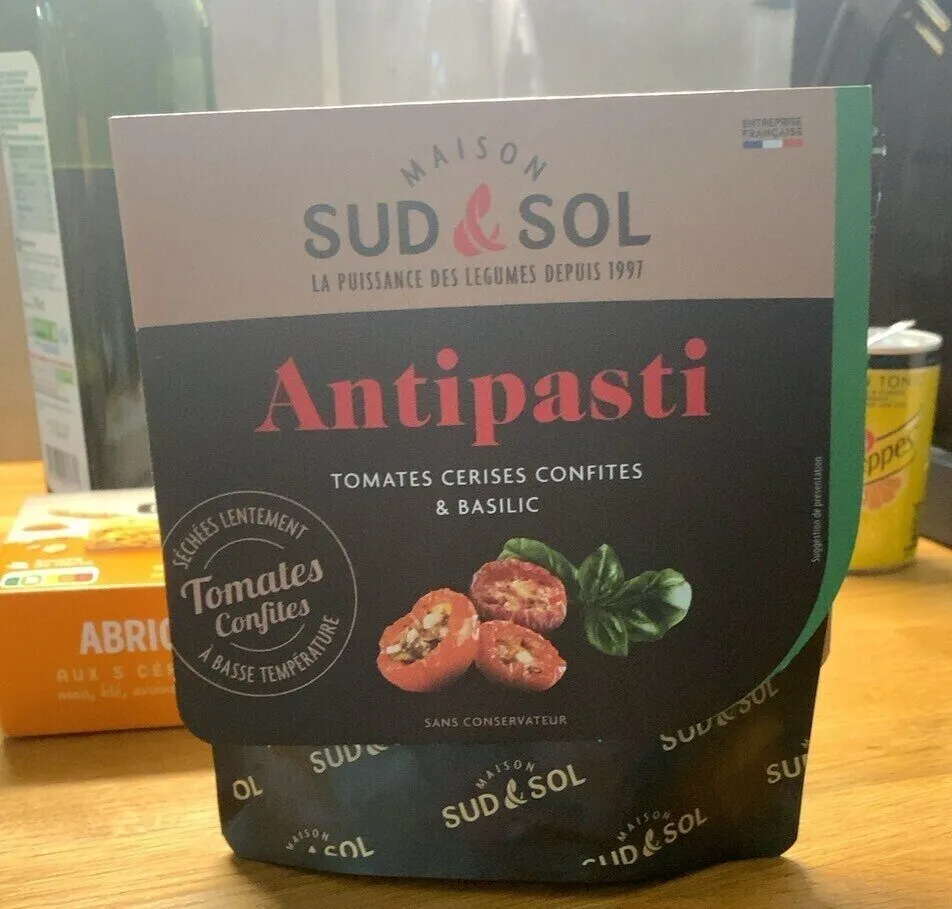 Antipasti tomates cerises confites & basilic