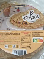 8 Crepes sucrees
