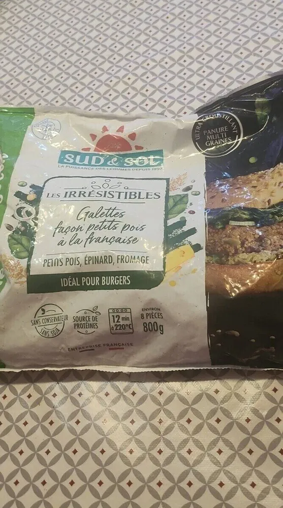 Les irrésistibles galettes petit pois épinard fromage