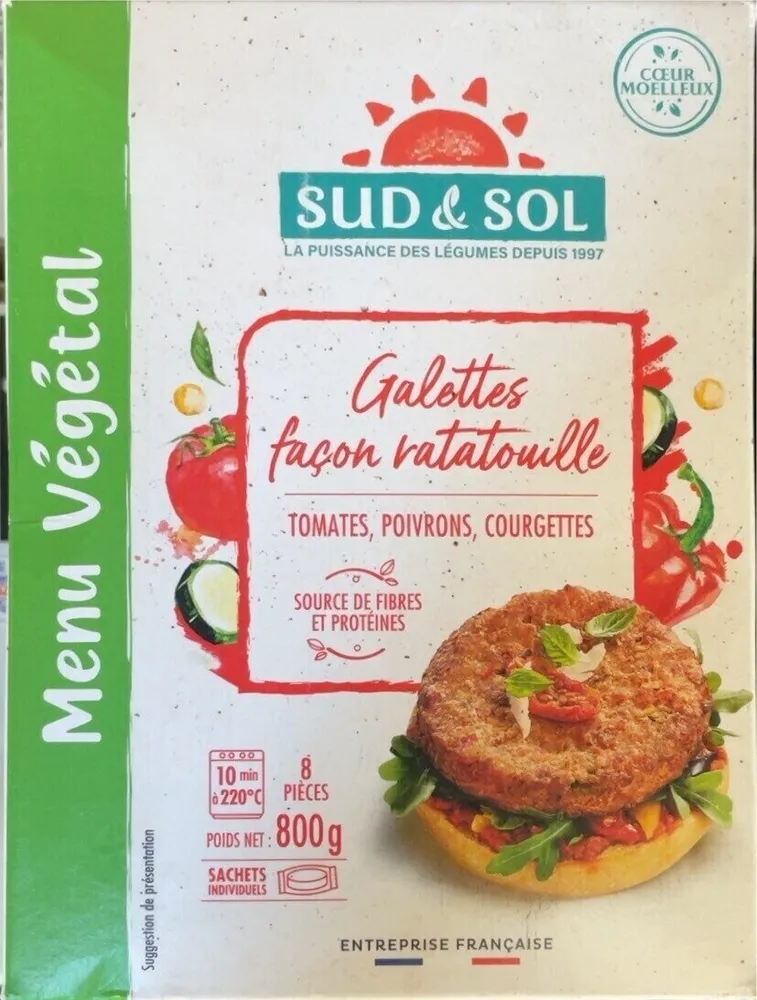 Galettes façon ratatouille