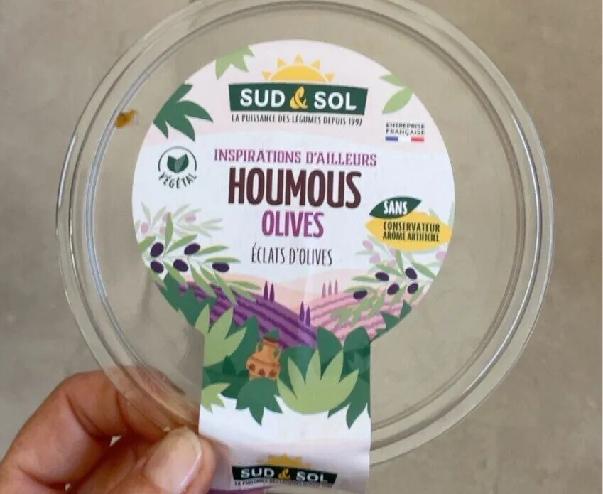 Houmous olives