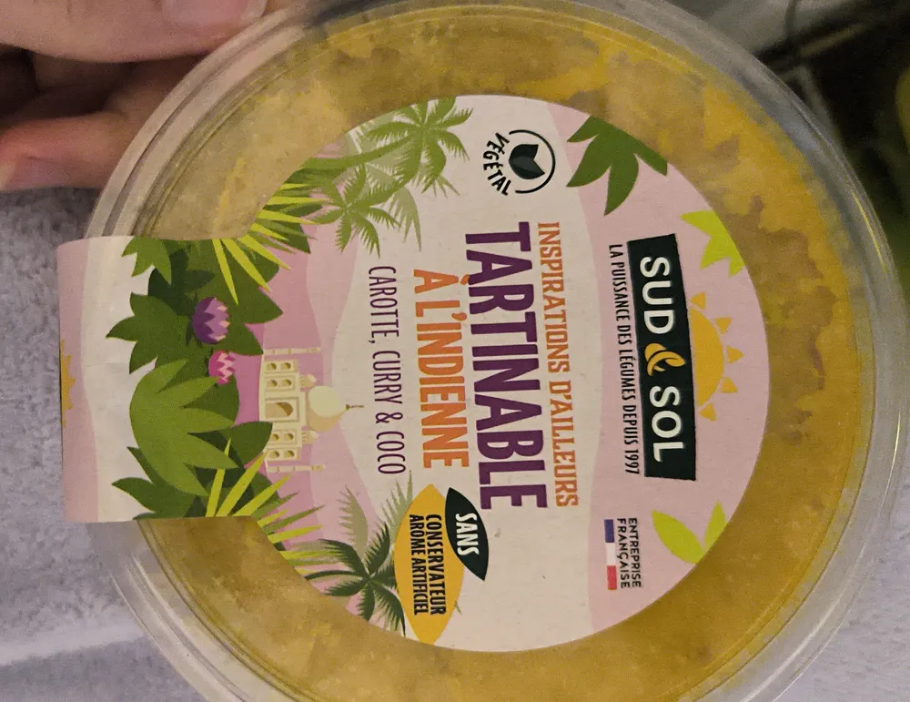 Tartinable a l'indienne