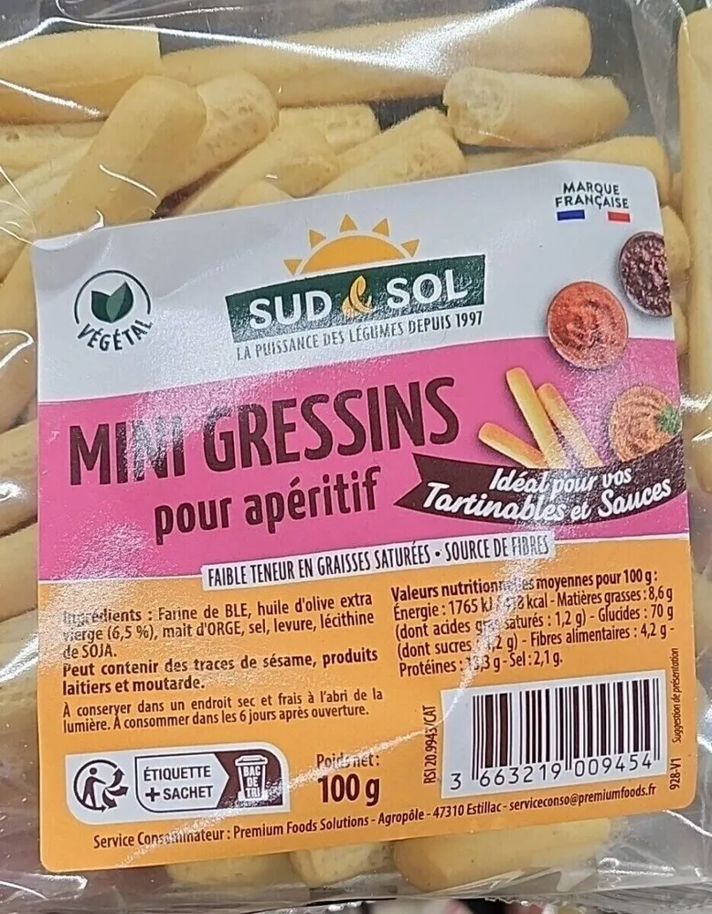 Mini gressins