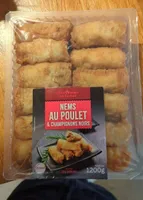 Nems au poulet et champignons noir